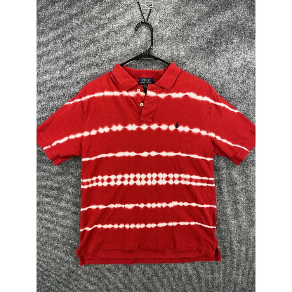 POLO RALPH LAUREN BOYS YOUTH TIE DYE POLO SHIRT SIZE XL (18/20)